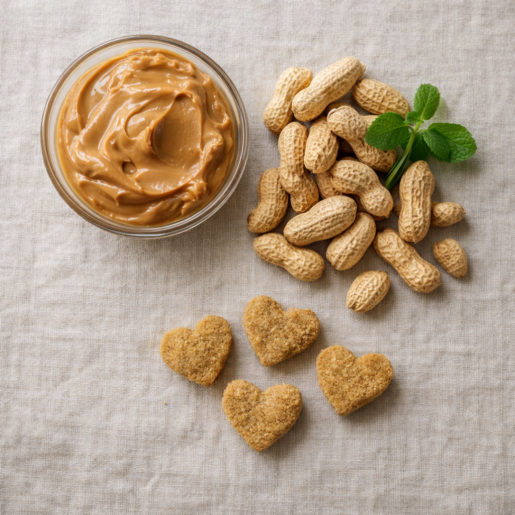 Natural Vegan Peanut Butter Dog Treats (1 oz)